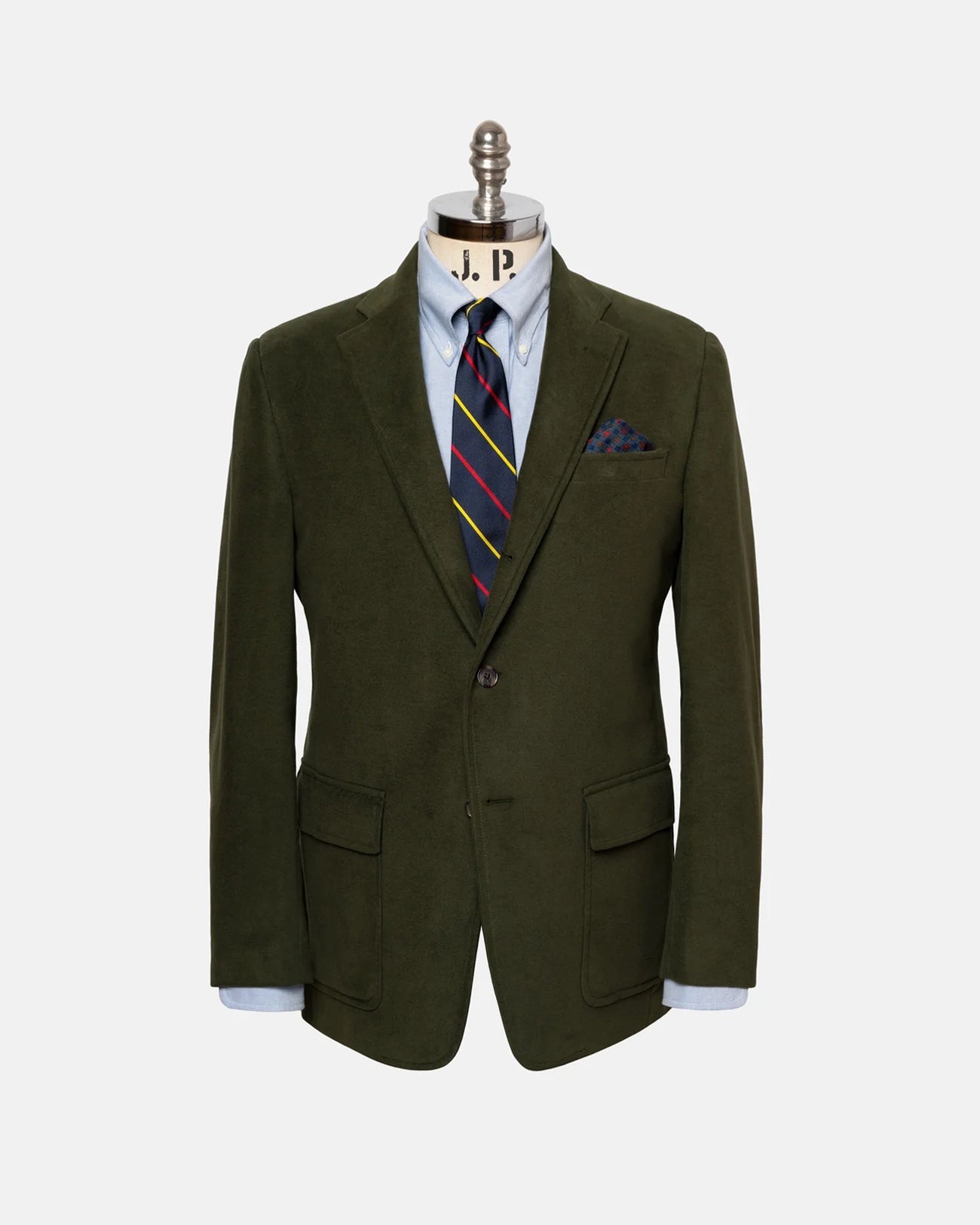 Made In Usa Cotton Dark Moleskin Sport Coat