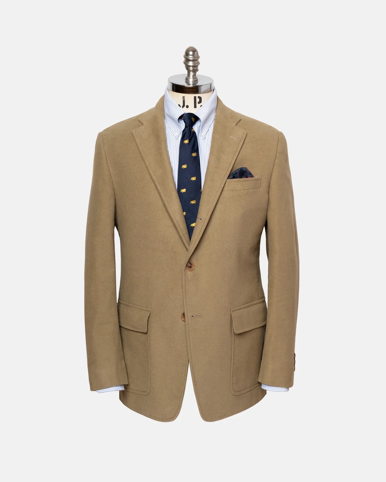 Made In Usa Cotton Lovat Moleskin Sport Coat