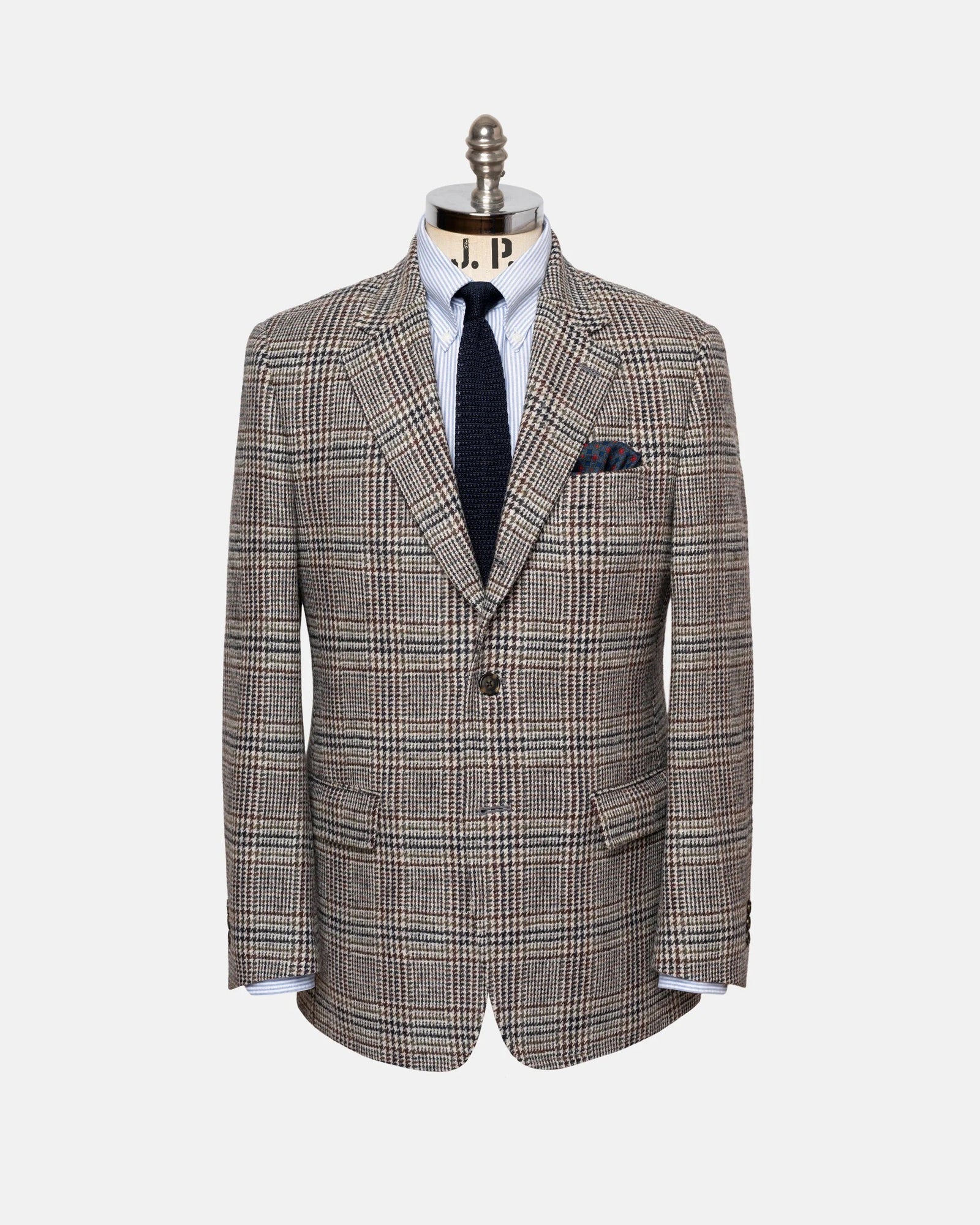 Made In Canada Grey Large Scale Prince Of Wales Sport Coat