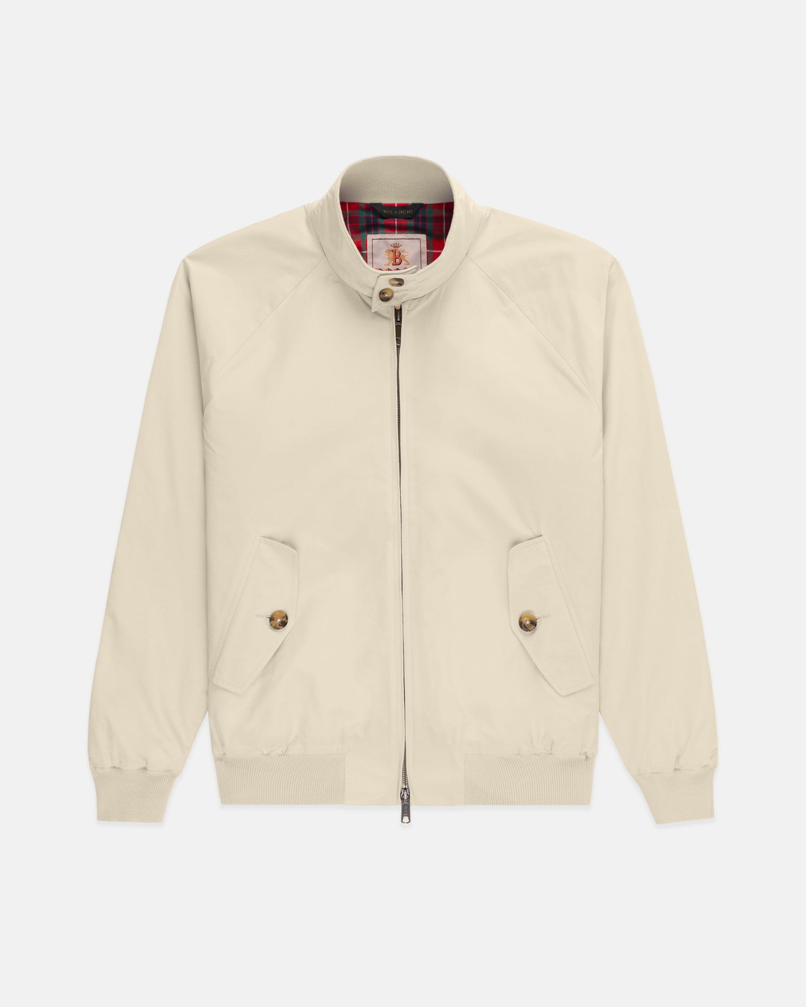 Made In England Natural Baracuta G9 Harrington Jacket