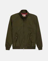 Made In England Army Green Baracuta G9 Harrington Jacket
