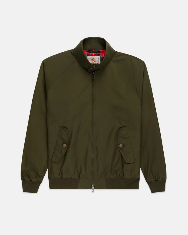 Made In England Army Green Baracuta G9 Harrington Jacket
