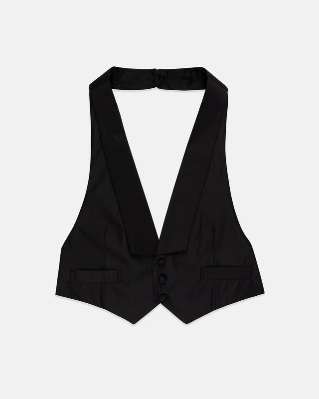 Made In Usa Grosgrain Formal Waistcoat