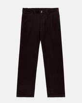 Brown Wide Wale Corduroy Trouser - Trim Fit
