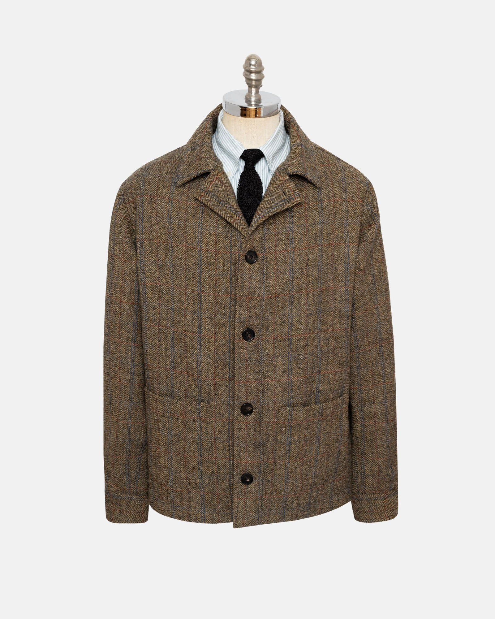 Made In England Cheviot Tweed Chore Coat