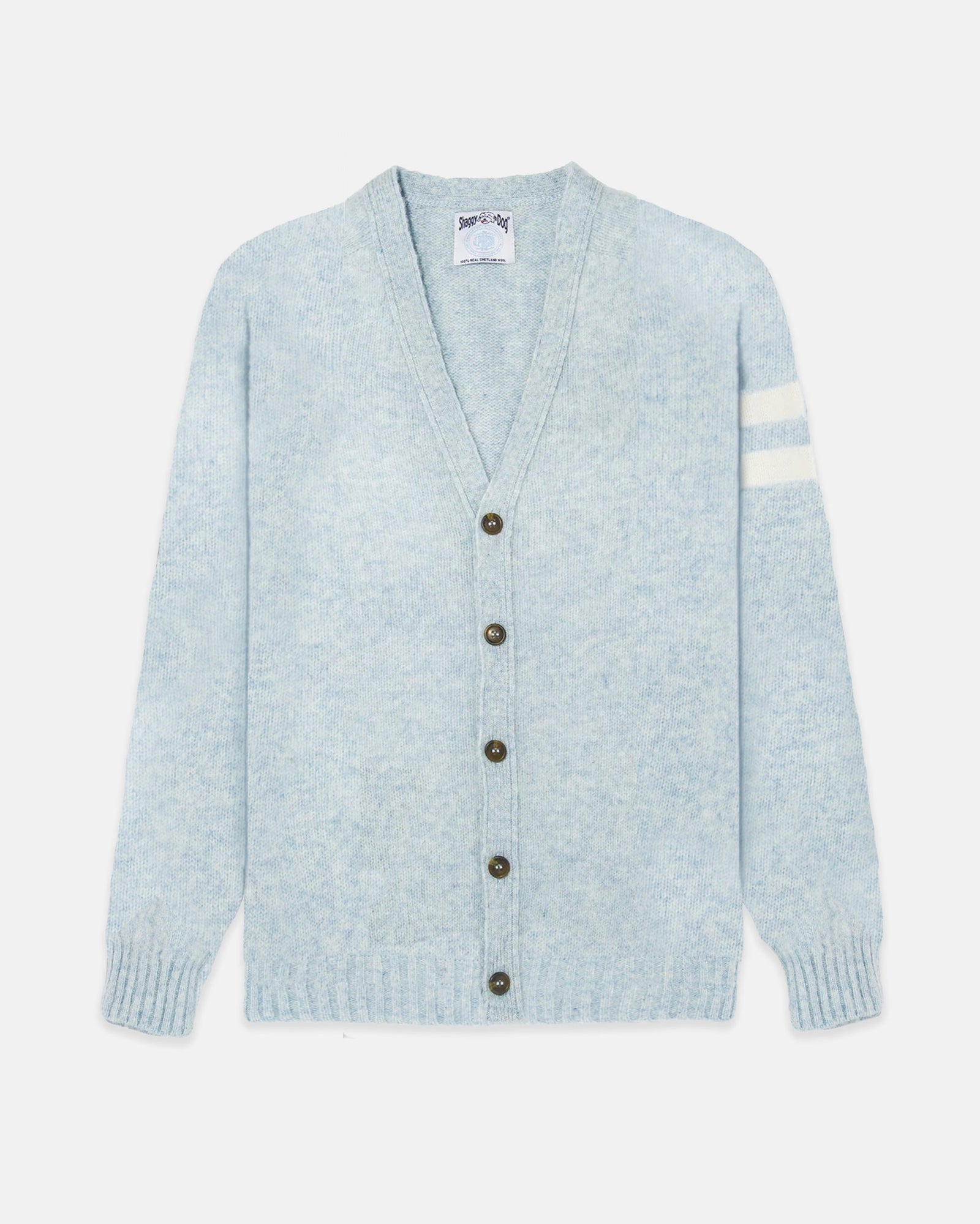 Made In Scotland Light Shaggy Dog University Cardigan