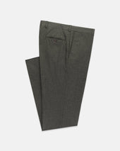 Made In Canada Green Wool Flannel Trouser
