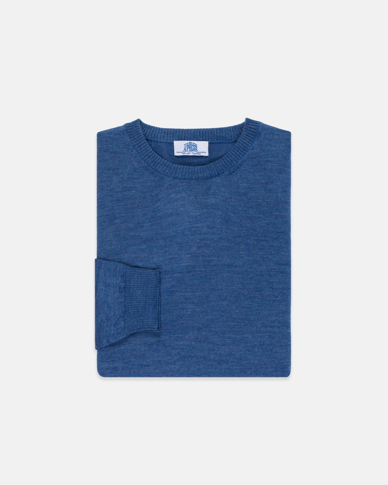 Alpaca Silk Crewneck Sweater Classic Fit
