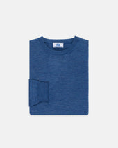 Alpaca Silk Crewneck Sweater Classic Fit
