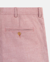 Made In Usa Red Cotton Chambray Trouser