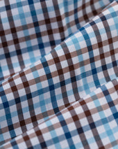 Gingham Button Down Sport Shirt Classic Fit
