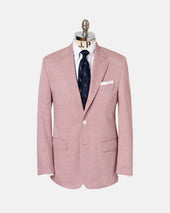 Made In Canada Red Cotton Chambray Sport Coat
