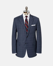 Made In Usa Medium Plaid Wool Suit