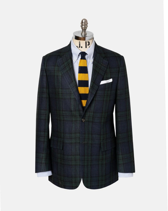 Made In Canada Watch Tartan Linen Sport Coat