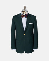 Made In Canada Green Tropical Wool Blazer