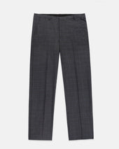 Made In Usa Blue Shadow Plaid Wool Suit