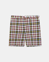 Made In Usa Red Authentic Madras Shorts