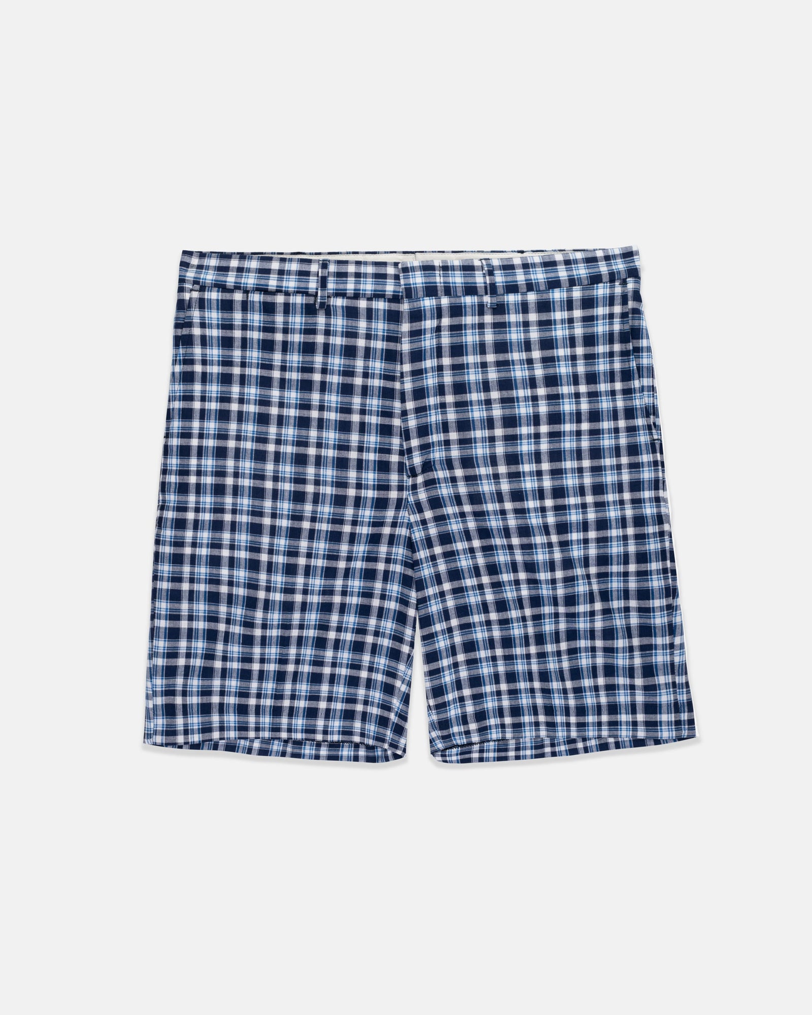 Made In Usa White Authentic Madras Shorts