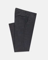 Made In Usa Blue Shadow Plaid Wool Suit