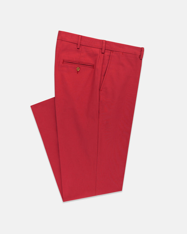 Made In Usa Red Cotton Duck Pant