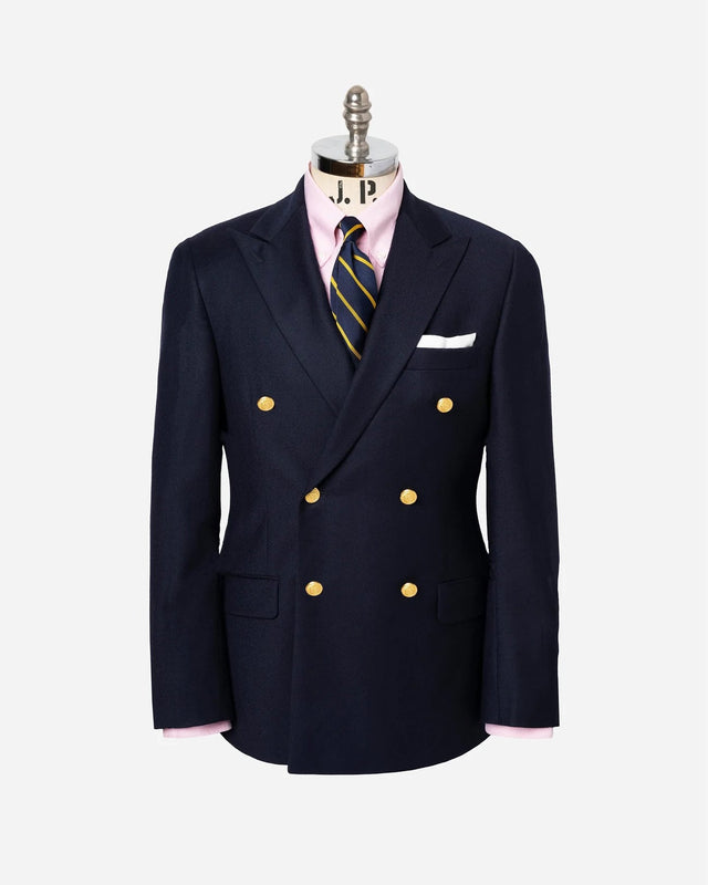 Made In Usa Double Breasted Doeskin Blazer