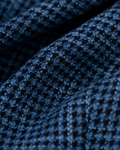 Made In Canada Medium Mini Houndstooth Wool Cotton Linen Sport Coat