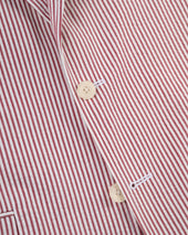 Made In Canada Red Stripe Cotton Seersucker Sport Coat