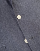 Made In Canada Solid Cotton Chambray Sport Coat