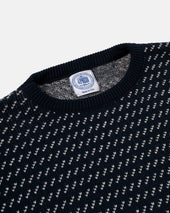 Made In Usa Natural Birdseye Cotton Crewneck Sweater