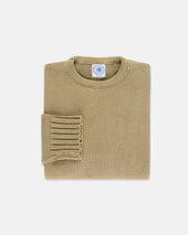Made In Usa Chunky Cotton Crewneck Sweater
