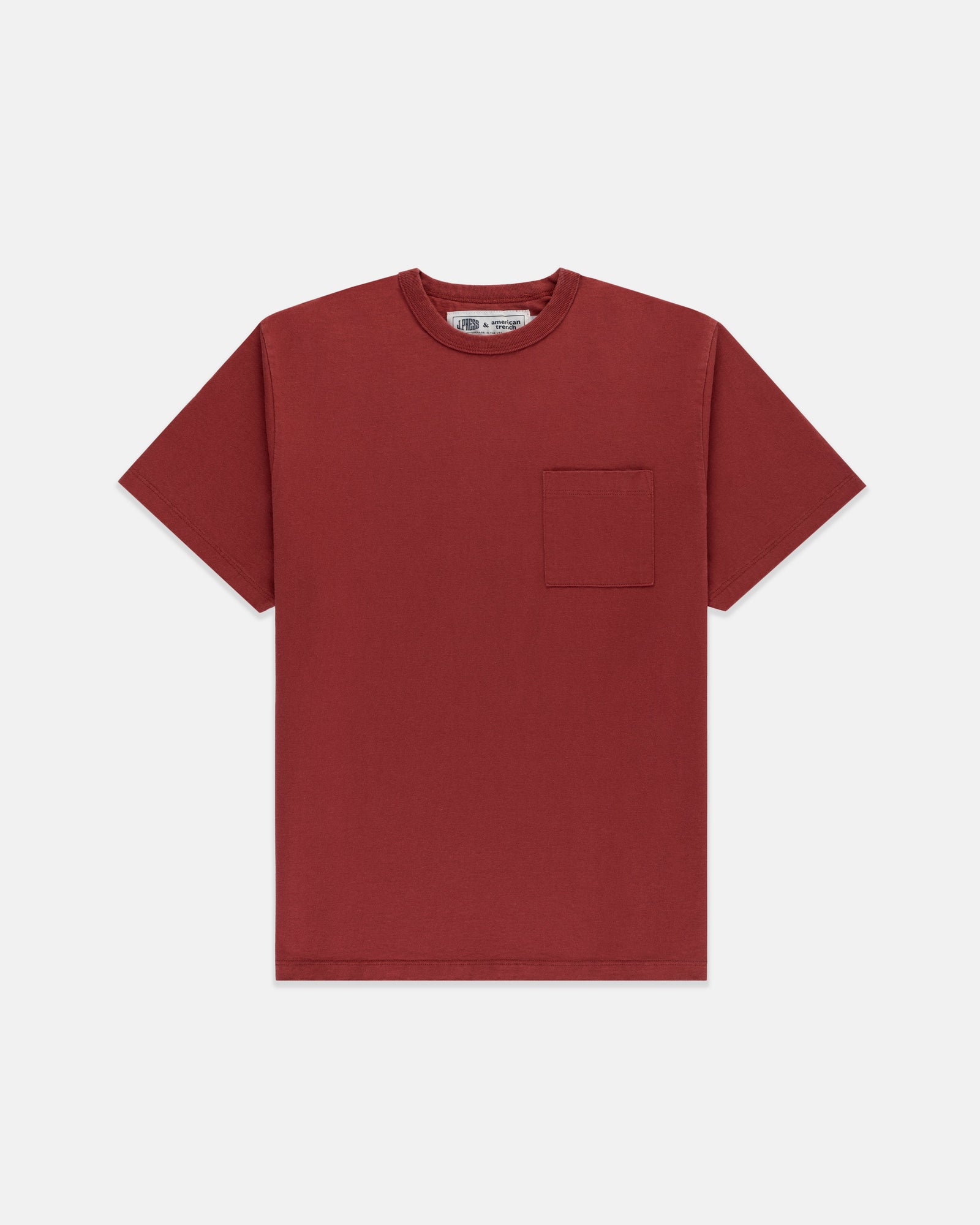 Made In Usa Red Pocket Tee
