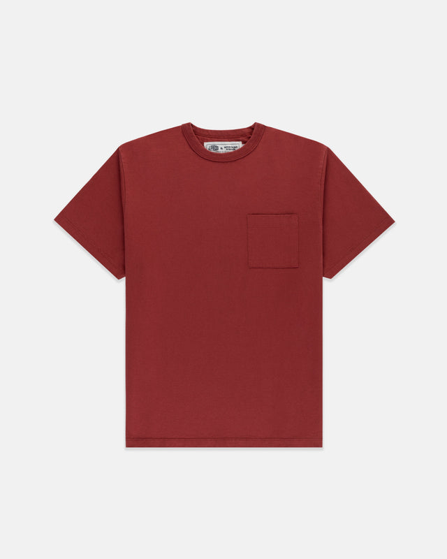 Made In Usa Red Pocket Tee