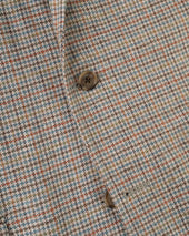 Made In Canada Sage Mini Houndstooth Silk Wool Sport Coat