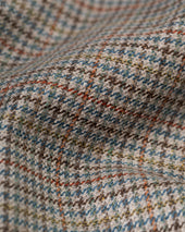 Made In Canada Sage Mini Houndstooth Silk Wool Sport Coat