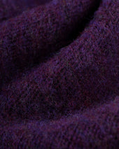 Made In Scotland Purple Shaggy Dog Sweater Classic Fit