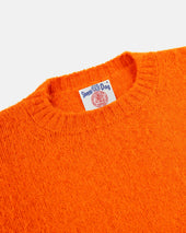 Made In Scotland Pumpkin Shaggy Dog Sweater Classic Fit