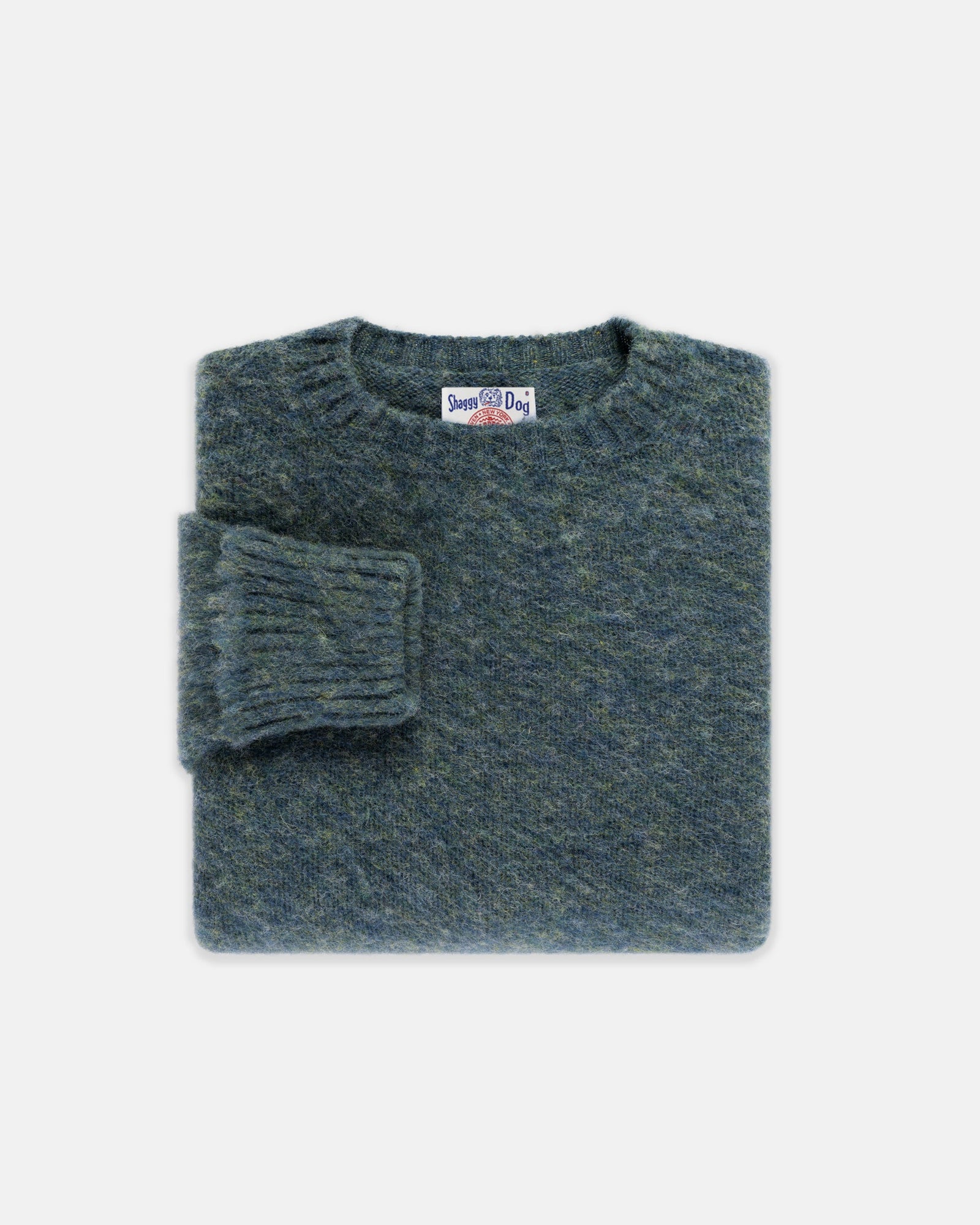 Made In Scotland Lovat Shaggy Dog Sweater Classic Fit
