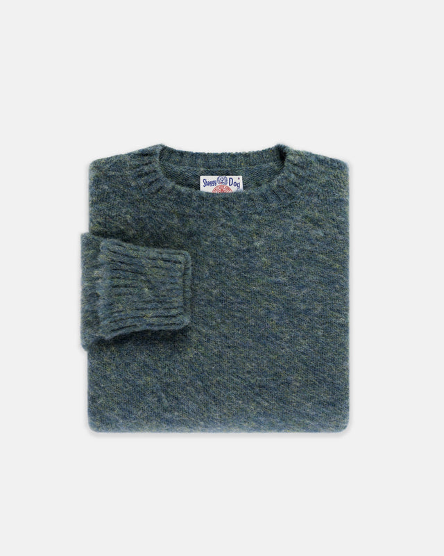 Made In Scotland Lovat Shaggy Dog Sweater Classic Fit