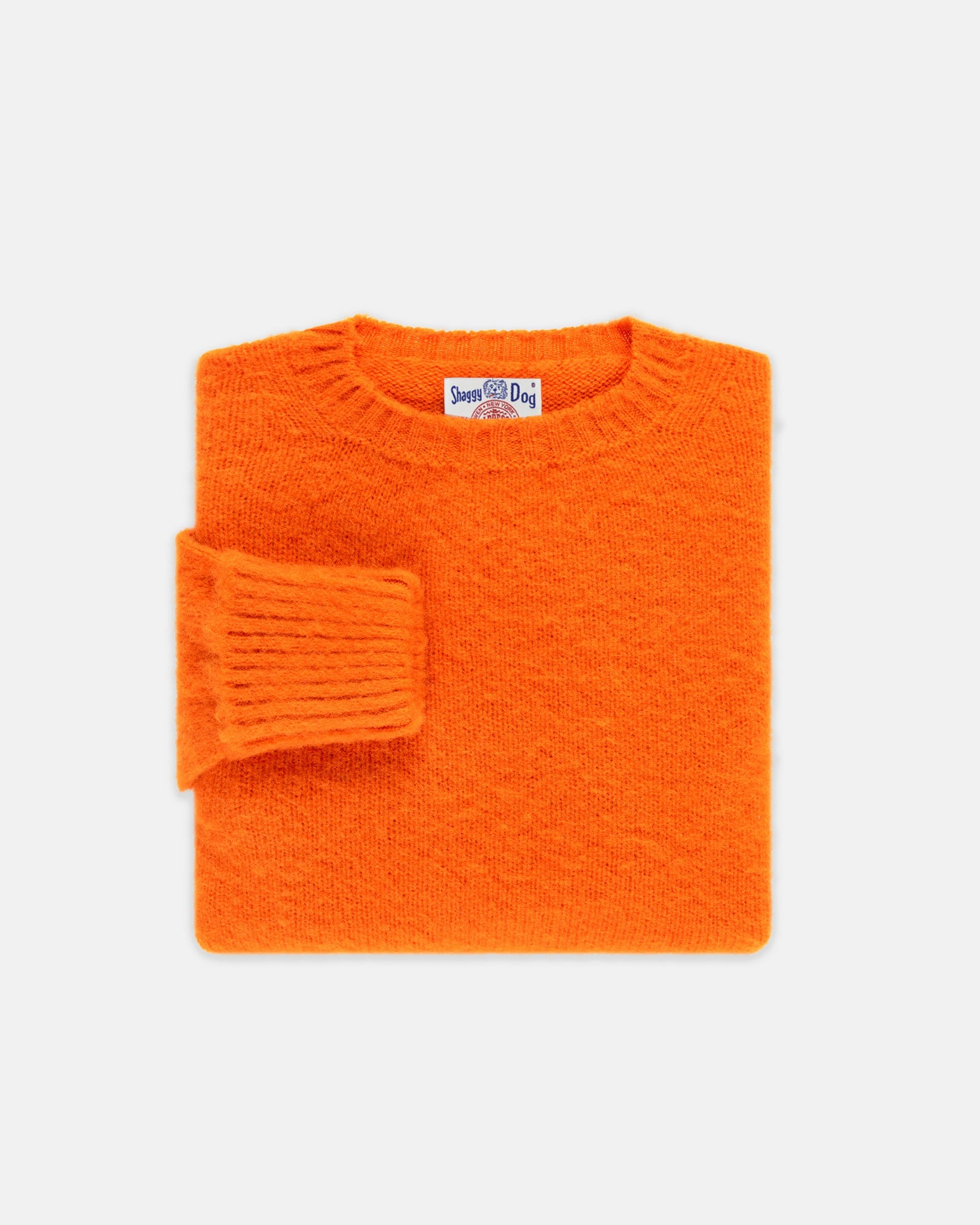 Made In Scotland Pumpkin Shaggy Dog Sweater Classic Fit