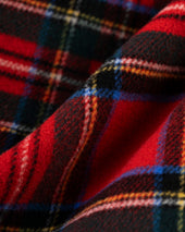 Made In England Royal Stewart Tartan Classic Morris Duffle Coat