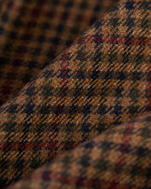 Made In Canada Windowpane Brown Rust Pure Cashmere Sport Coat