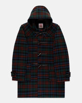 Made In England Macduff Tartan Classic Morris Duffle Coat