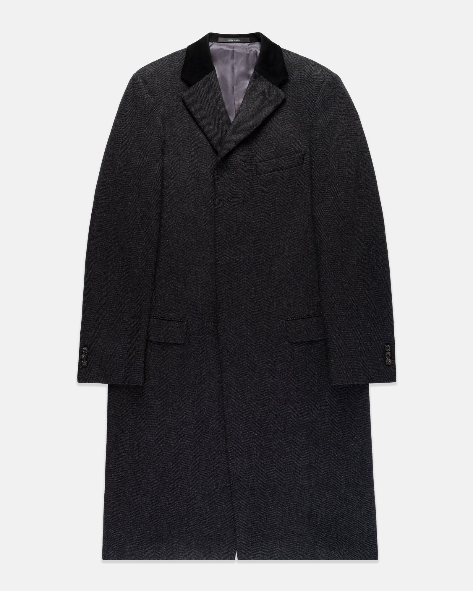 Made In Usa Chesterfield Topcoat