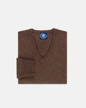 Lambswool V Neck Sweater