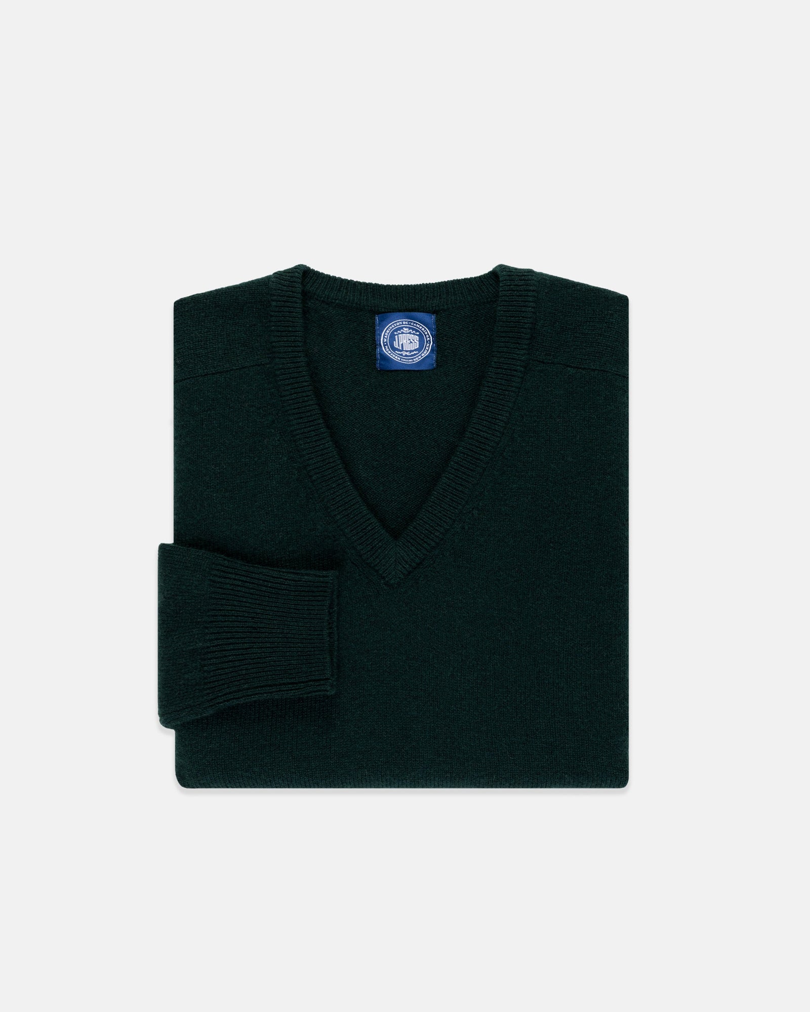 Tartan Lambswool V Neck Sweater