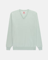 Made In Scotland Eton Cashmere V Neck Sweater