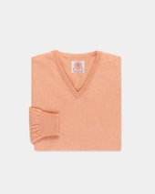 Made In Scotland Cashmere V Neck Sweater