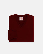 Made In Scotland Cashmere V Neck Sweater