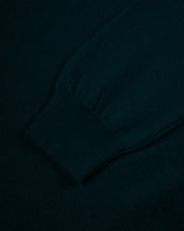 Made In Scotland Green Cashmere Crewneck Sweater
