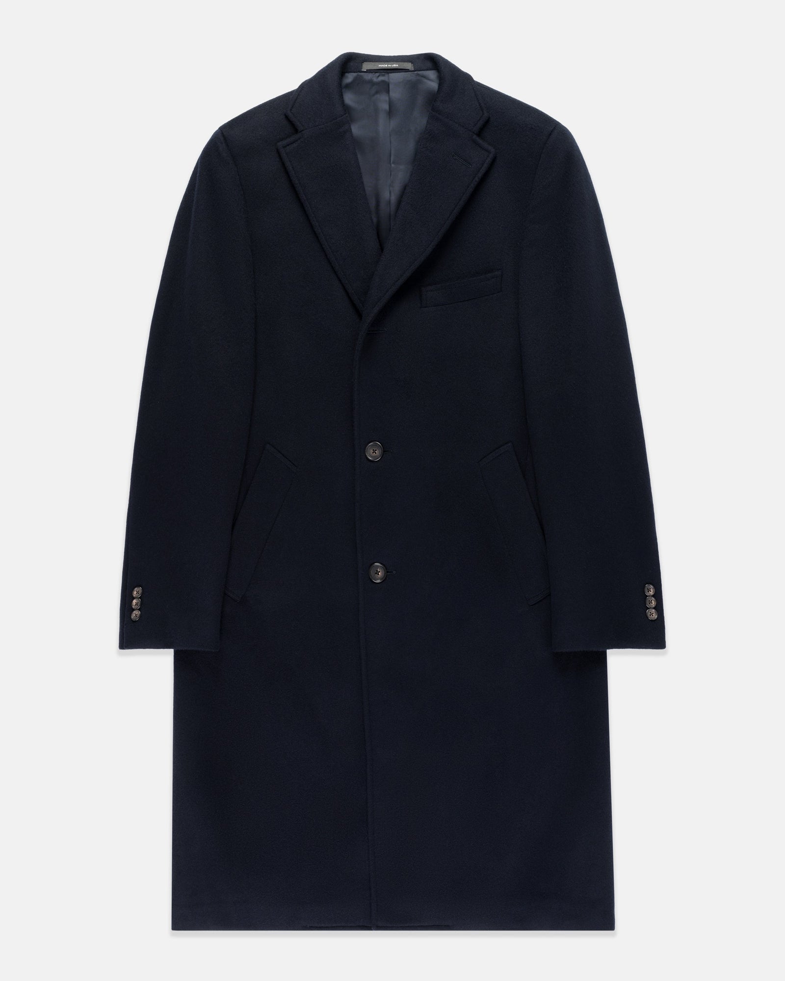 Made In Usa Wool Cashmere Topcoat